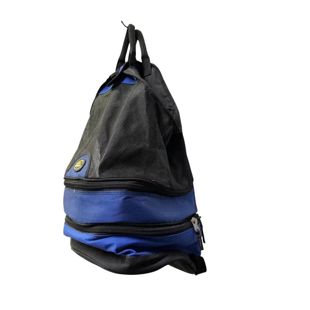 California Innovations‎ Insulated Cooler Backpack Blue Black Mesh Multi-Pocket